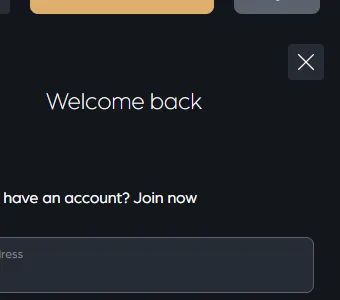 The Clubhouse Casino login window in a desktop browser with email and password fields The Clubhouse Casino login window in a desktop browser with email and password fields